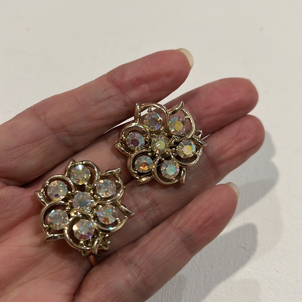 Clip earrings